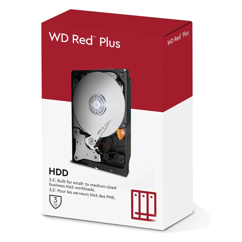 هارد دیسک اینترنال وسترن دیجیتال مدل Red Plus ظرفیت 12 ترابایت