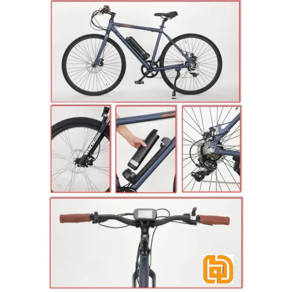 دوچرخه شهری دوکیو سایز 27.5 مدل E-Bike DEB-007 - 2