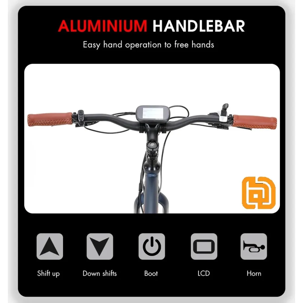 دوچرخه شهری دوکیو سایز 27.5 مدل E-Bike DEB-007 - 3