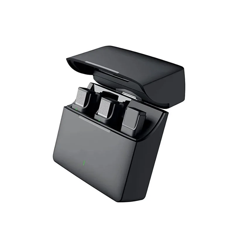 میکروفون یقه‌ای بی سیم مخصوص آیفون (دو میکروفونه)