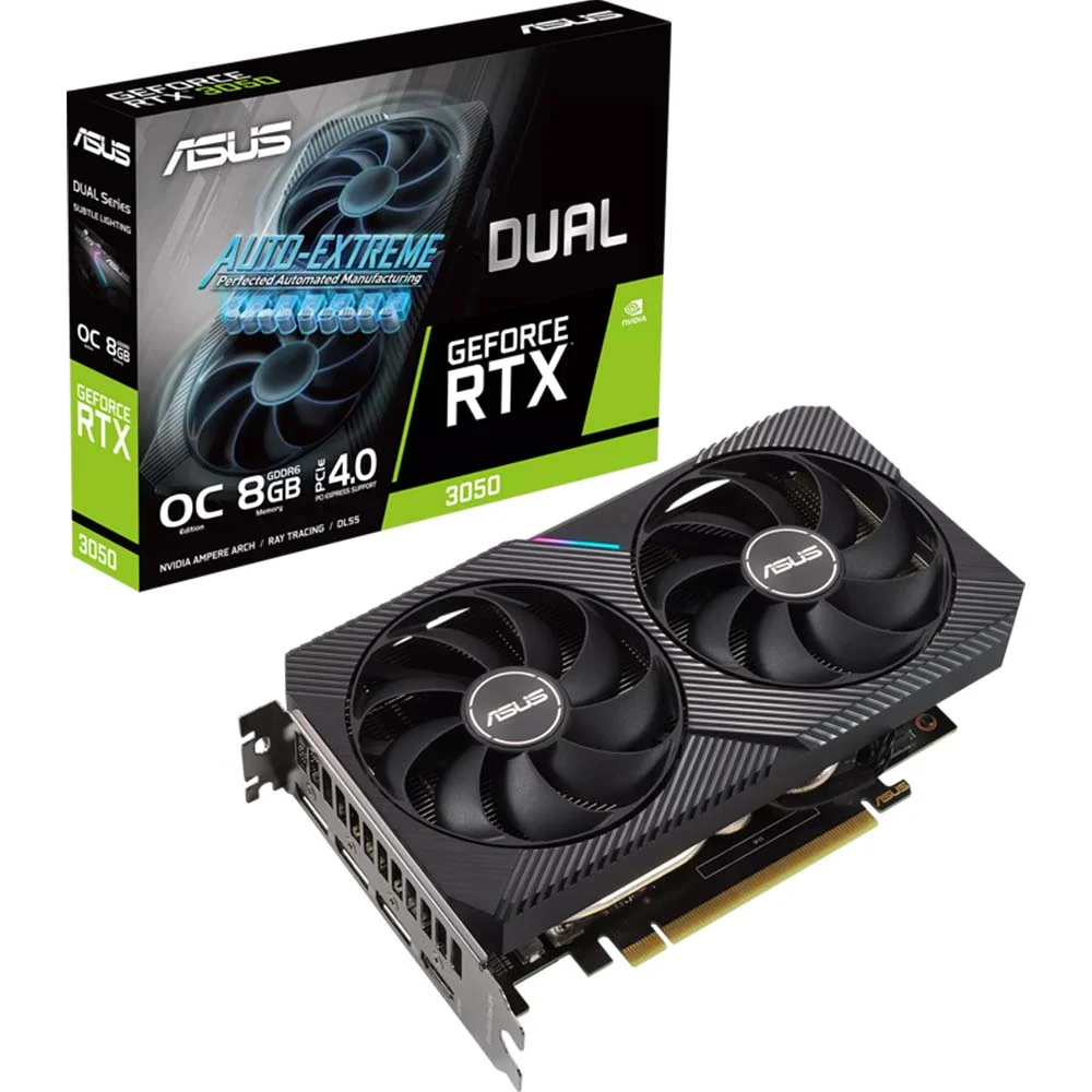 کارت گرافیک ایسوس مدل RTX 3050 Dual OC Edition 8GB GDDR6