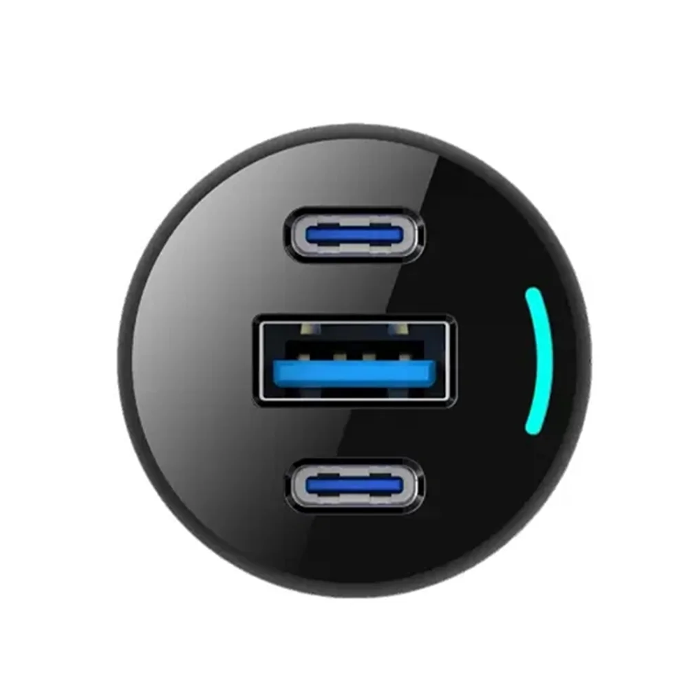 شارژر فندکی سه پورت 85 وات پاورولوژی