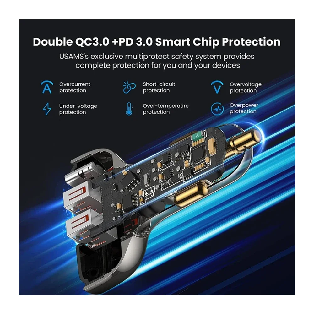 شارژر فندکی 95W هیسکا مدل HCC-326