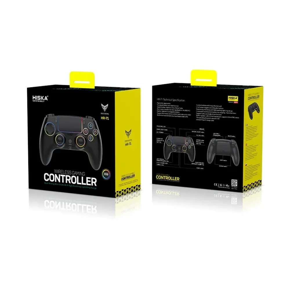 دسته بازی بی سیم هیسکا مدل HR-71