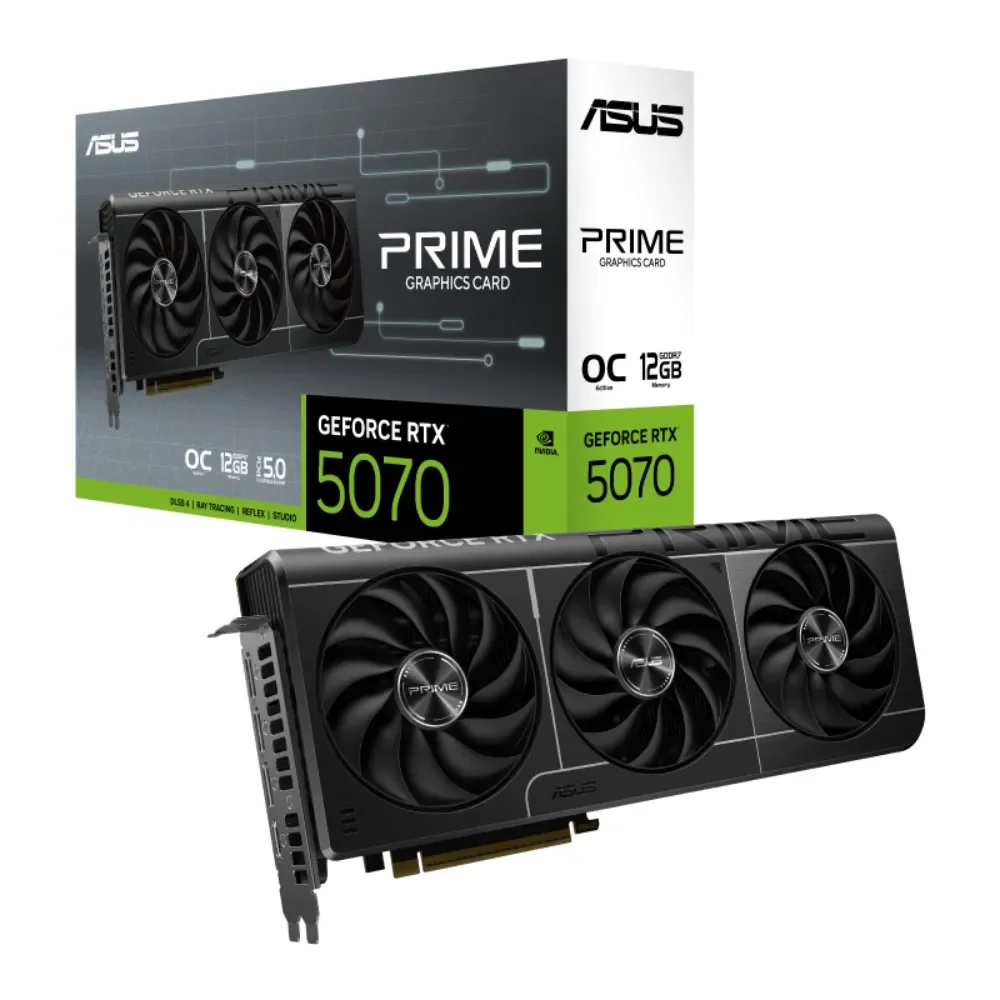 کارت گرافیک ایسوس مدل GeForce Prime RTX 5070 12GB GDDR7 OC Edition