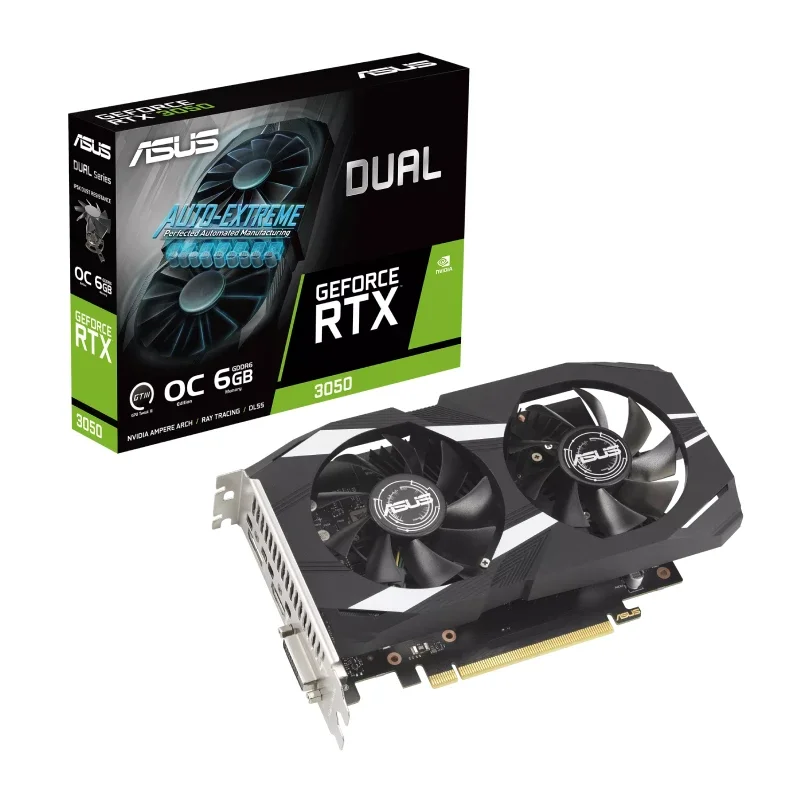 کارت گرافیک ایسوس مدل Dual GeForce RTX 3050 OC Edition 6GB