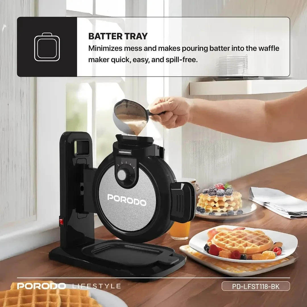 وافل ساز پرودو مدل PORODO VERTICAL WAFFLE MAKER LFS118