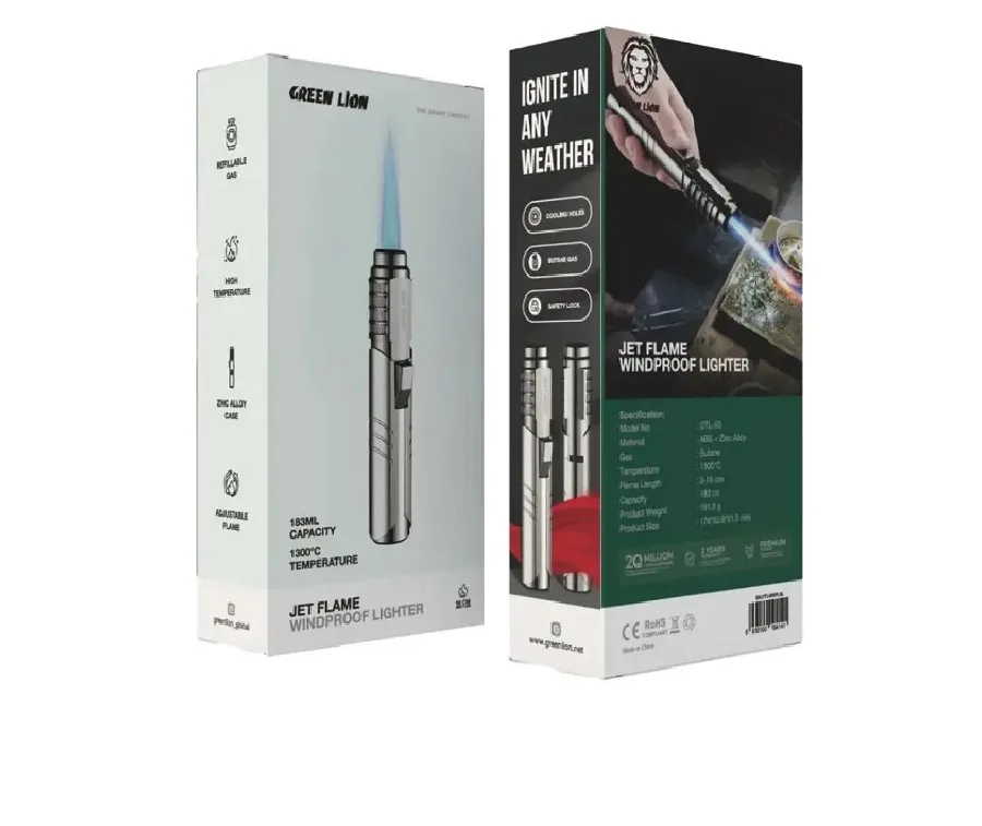 فندک اتمی ضد باد گرین لاین مدل Jet Flame GTL 50