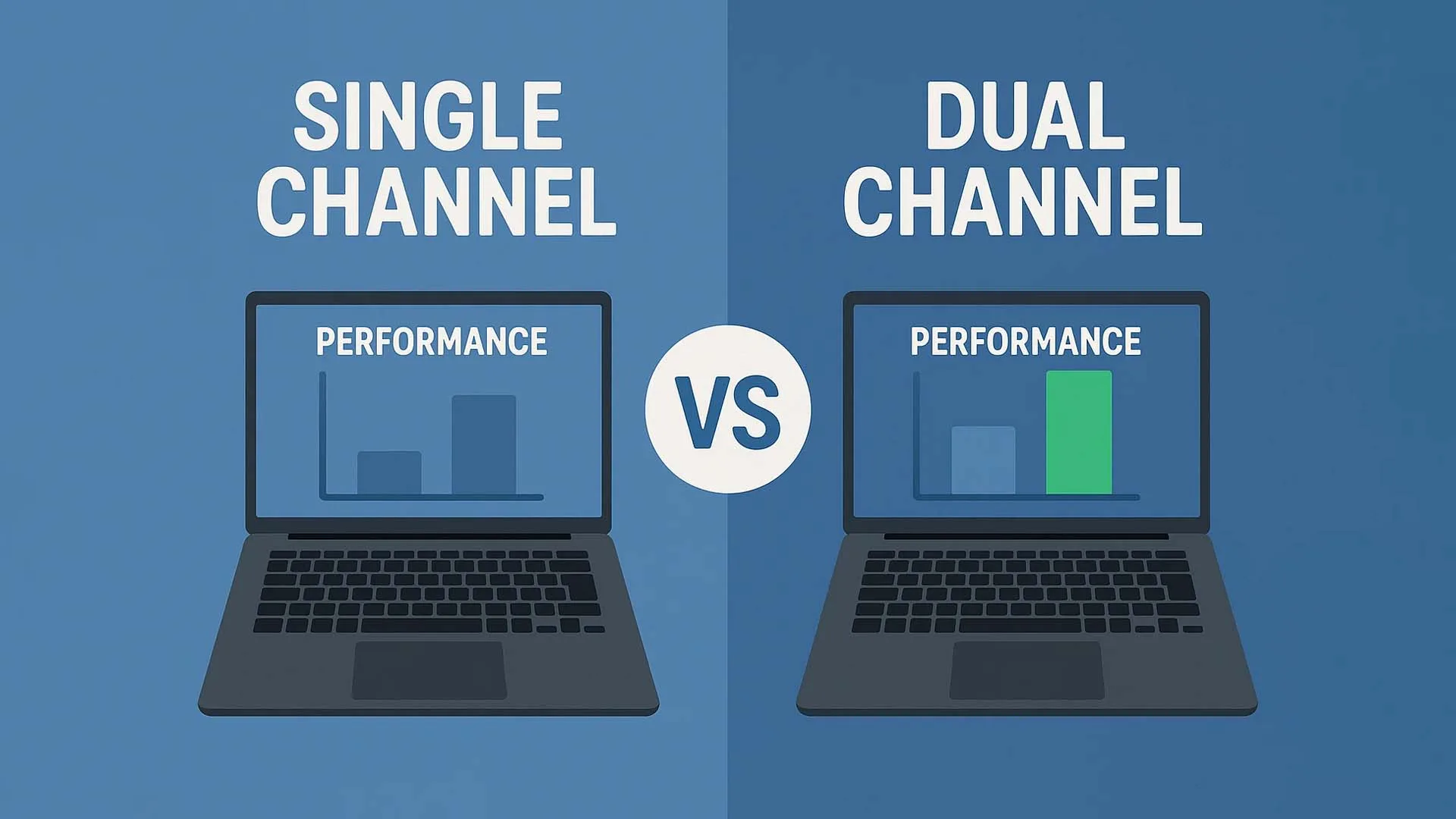 تفاوت RAM Single Channel و Dual Channel در عملکرد لپتاپ