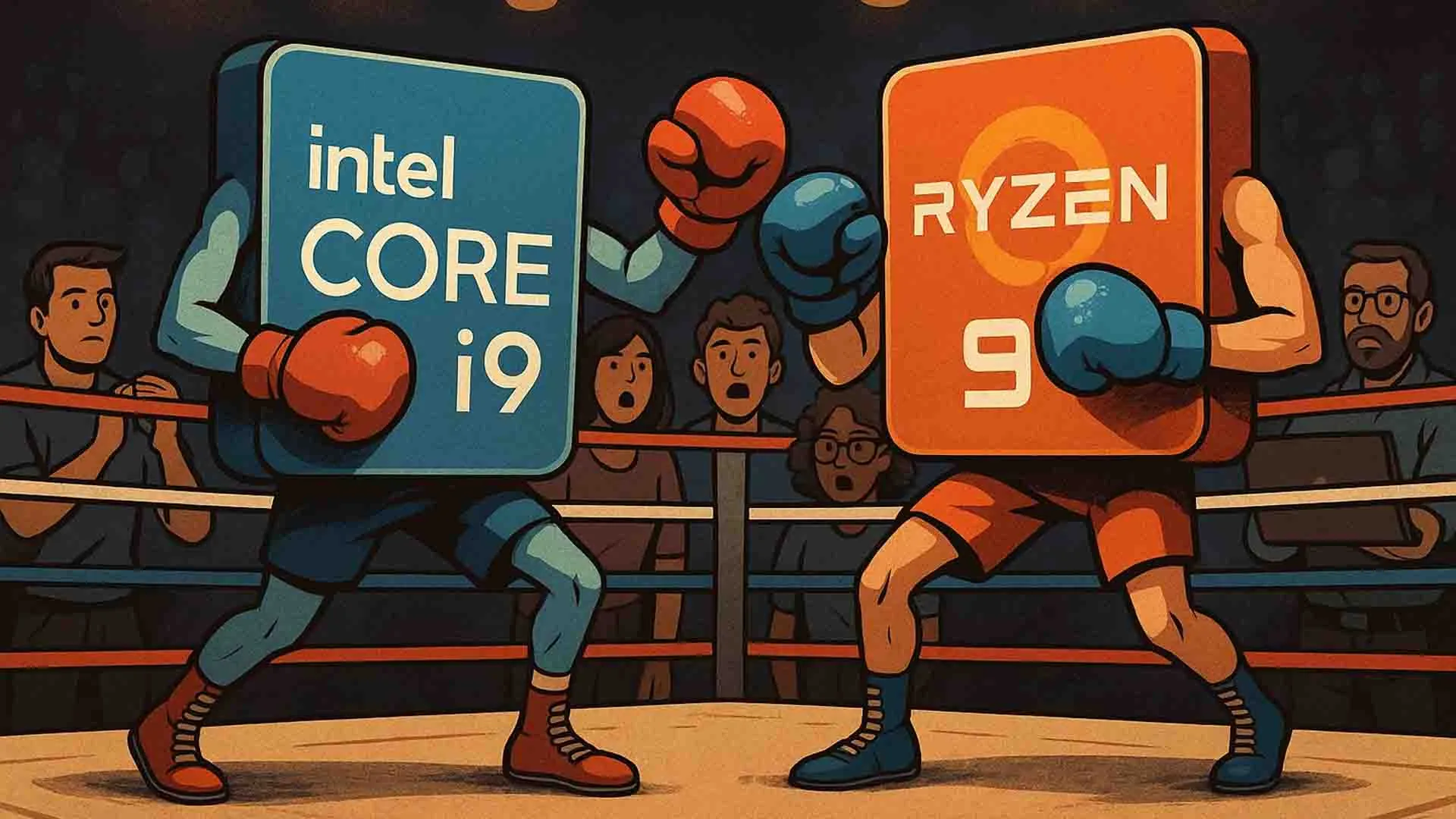 مقایسه دو غول پردازشی Core i9 و Ryzen 9 در لپتاپهای ایسوس