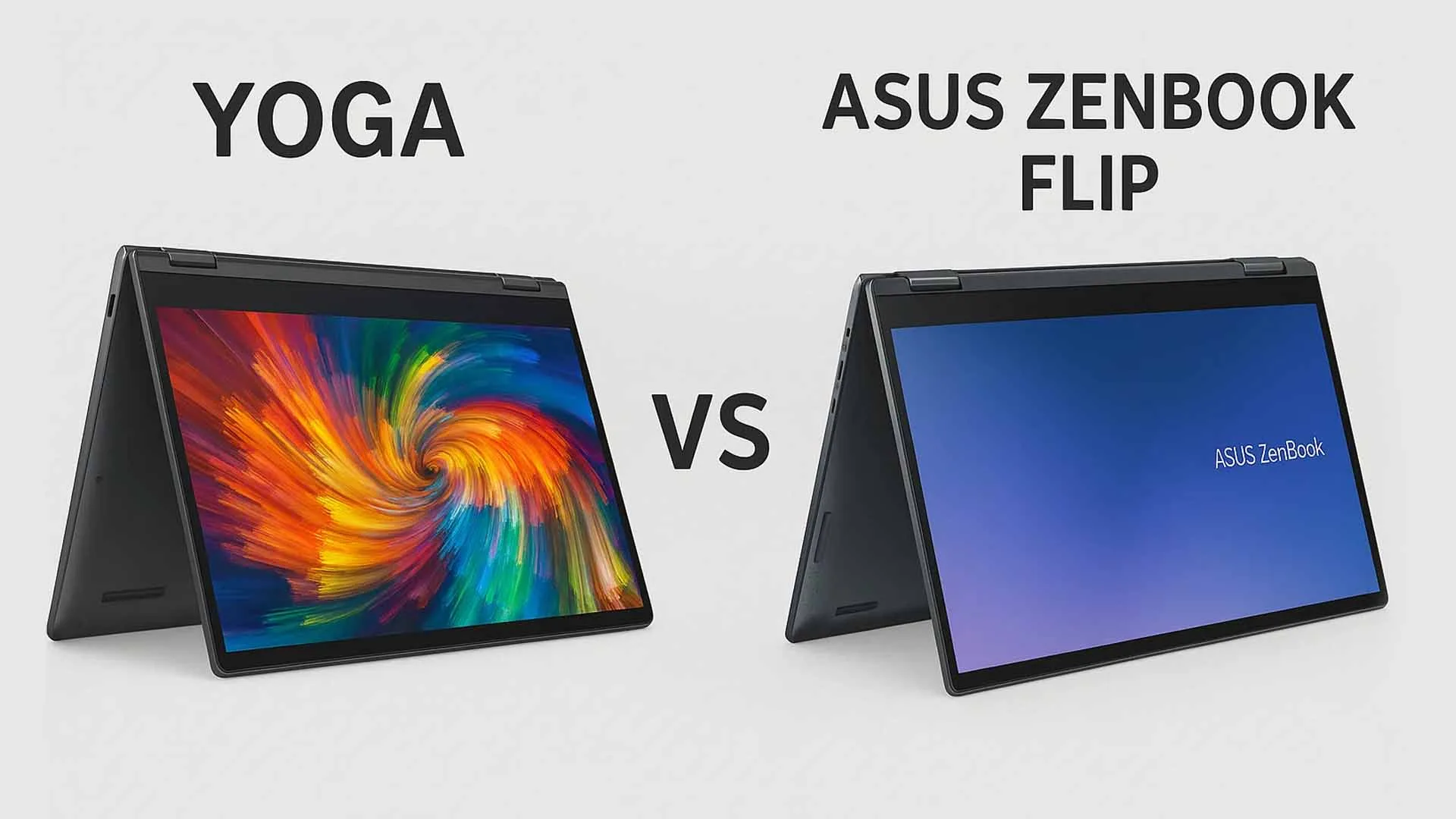 مقایسه Yoga با ASUS ZenBook Flip