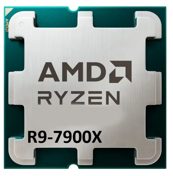 پردازنده ای ام دی Ryzen 9 7900X AM5 بدون باکس