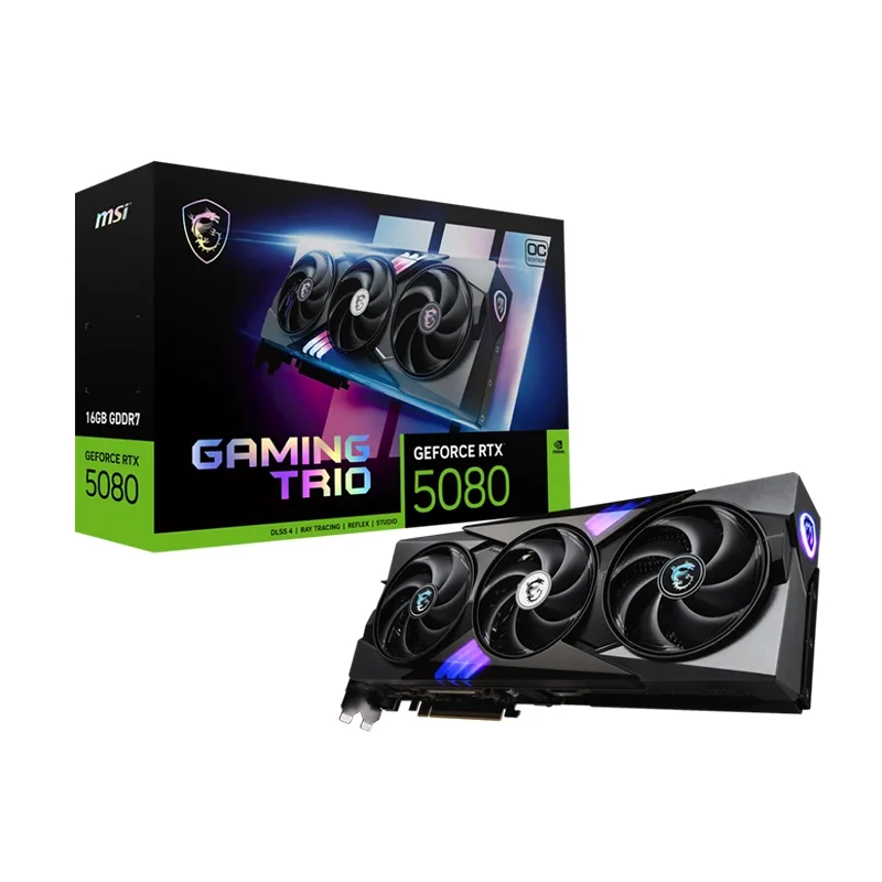 کارت گرافیک MSI مدل GeForce RTX 5080 OC Gaming Trio 16GB