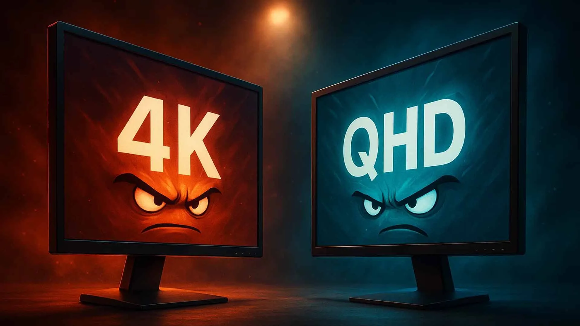 مقایسه مانیتورهای 4K و QHD