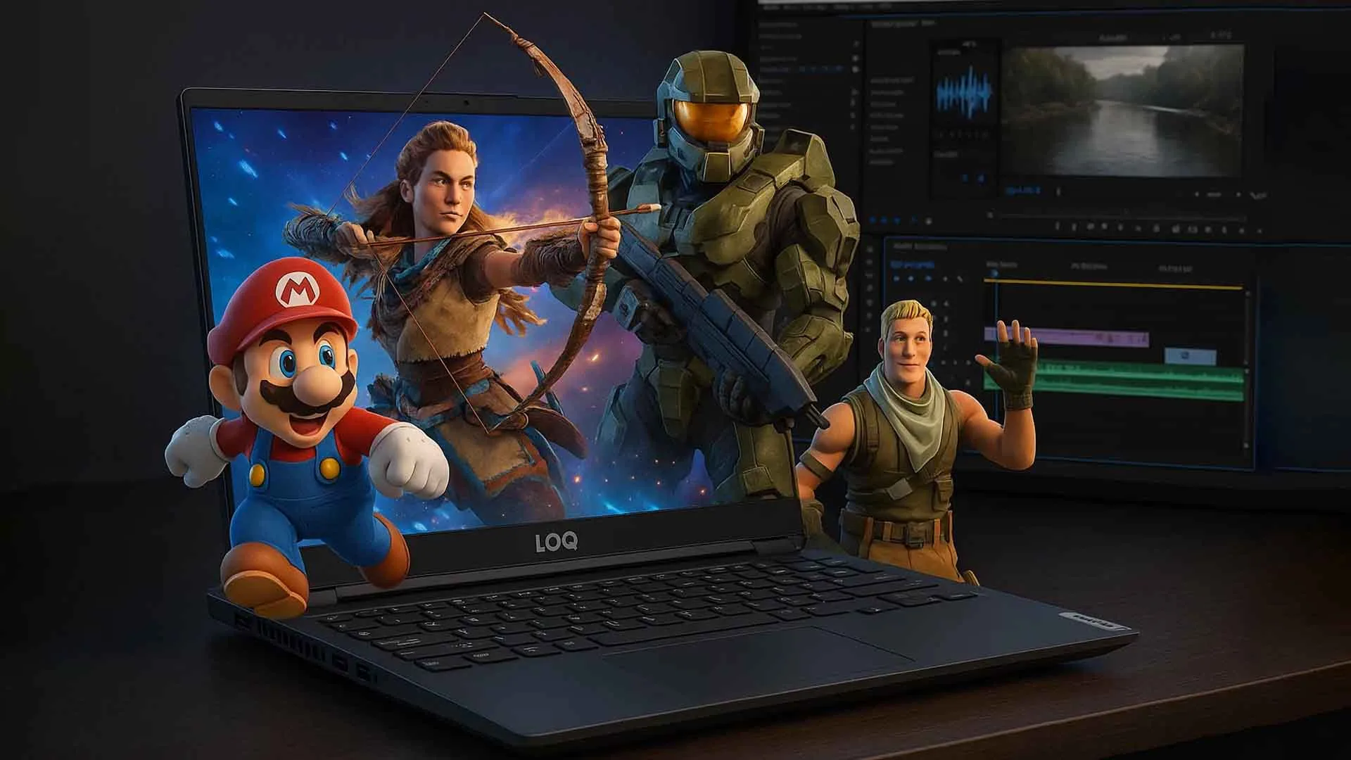 بررسی عملکرد Lenovo LOQ در گیمینگ، تدوین و استریم حرفهای