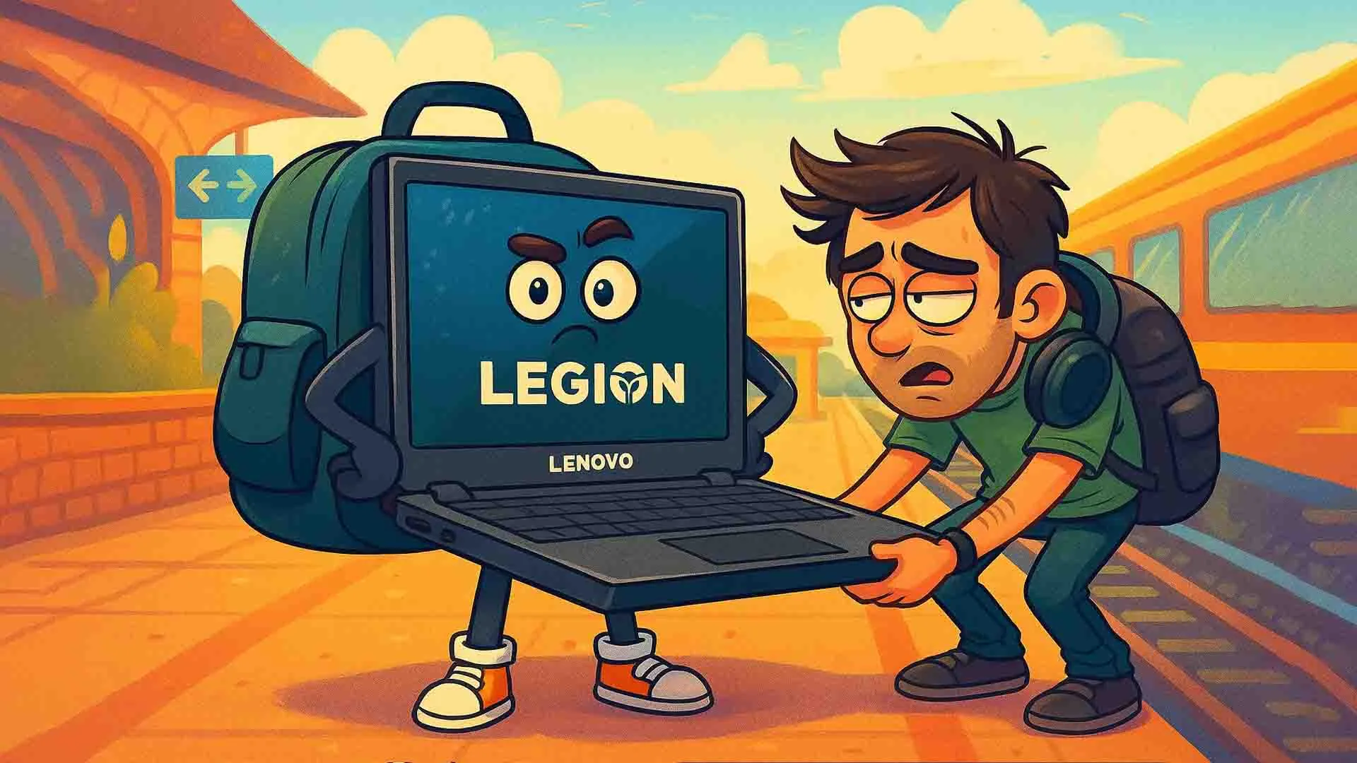 ارگونومی و قابلیت حمل در سریهای گیمینگ لنوو