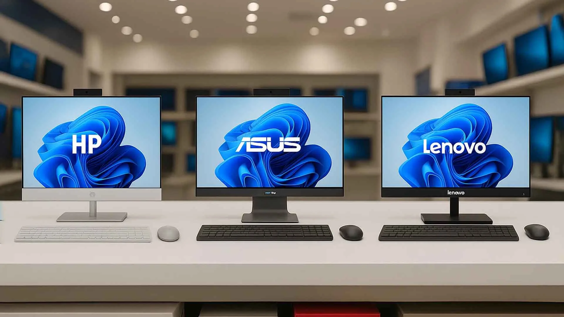 مقایسه آل این وانهای ایسوس، لنوو و HP