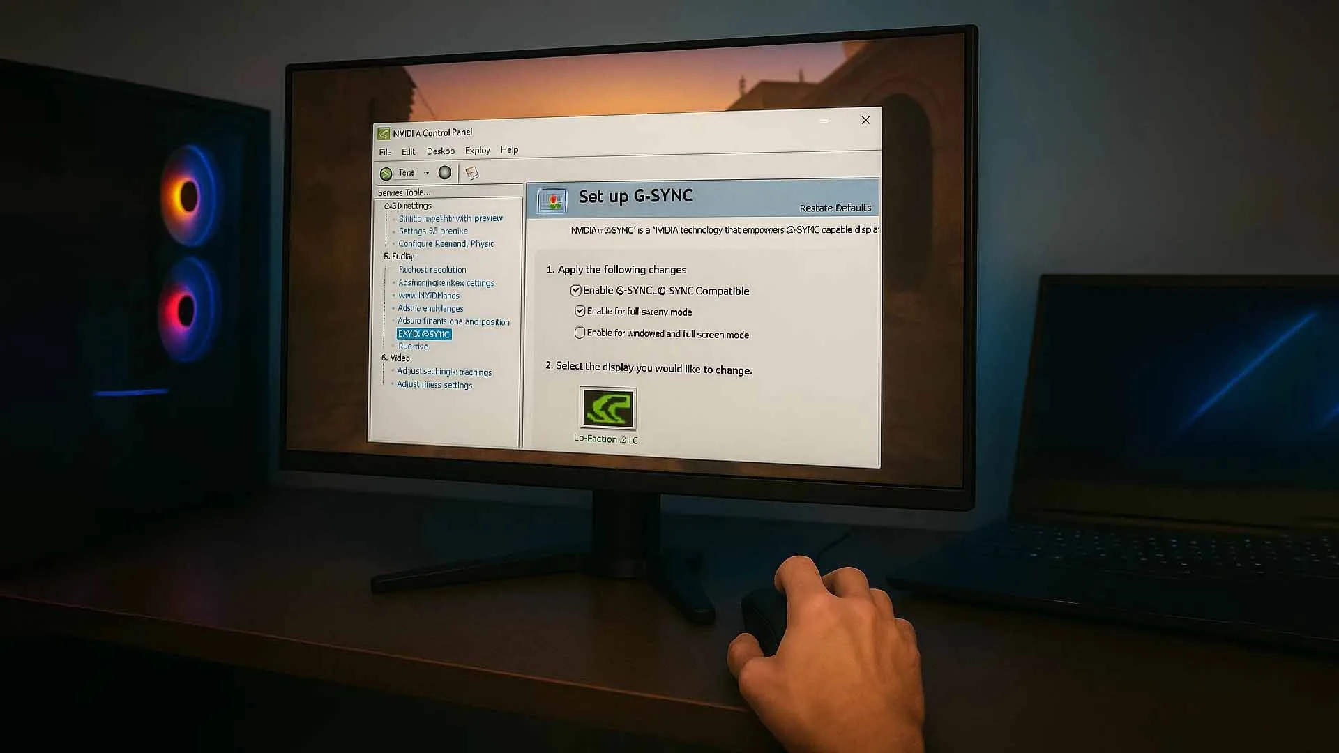 نحوه فعالسازی G-Sync و FreeSync در مانیتورهای گیمینگ