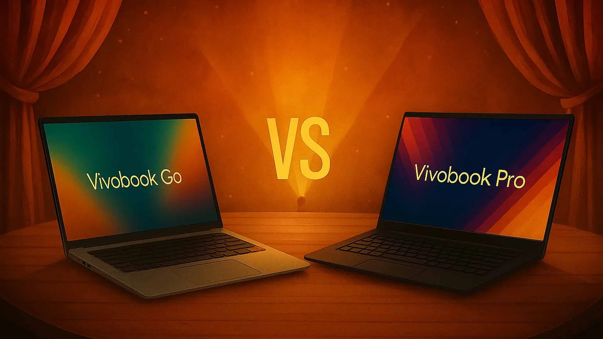 تفاوت VivoBook Go و VivoBook Pro