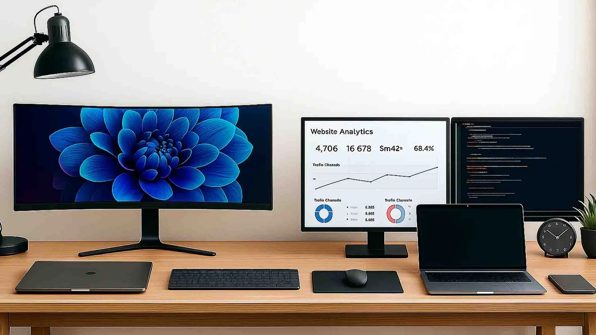 مانیتورهای Ultra-Wide در مقابل Dual Monitor