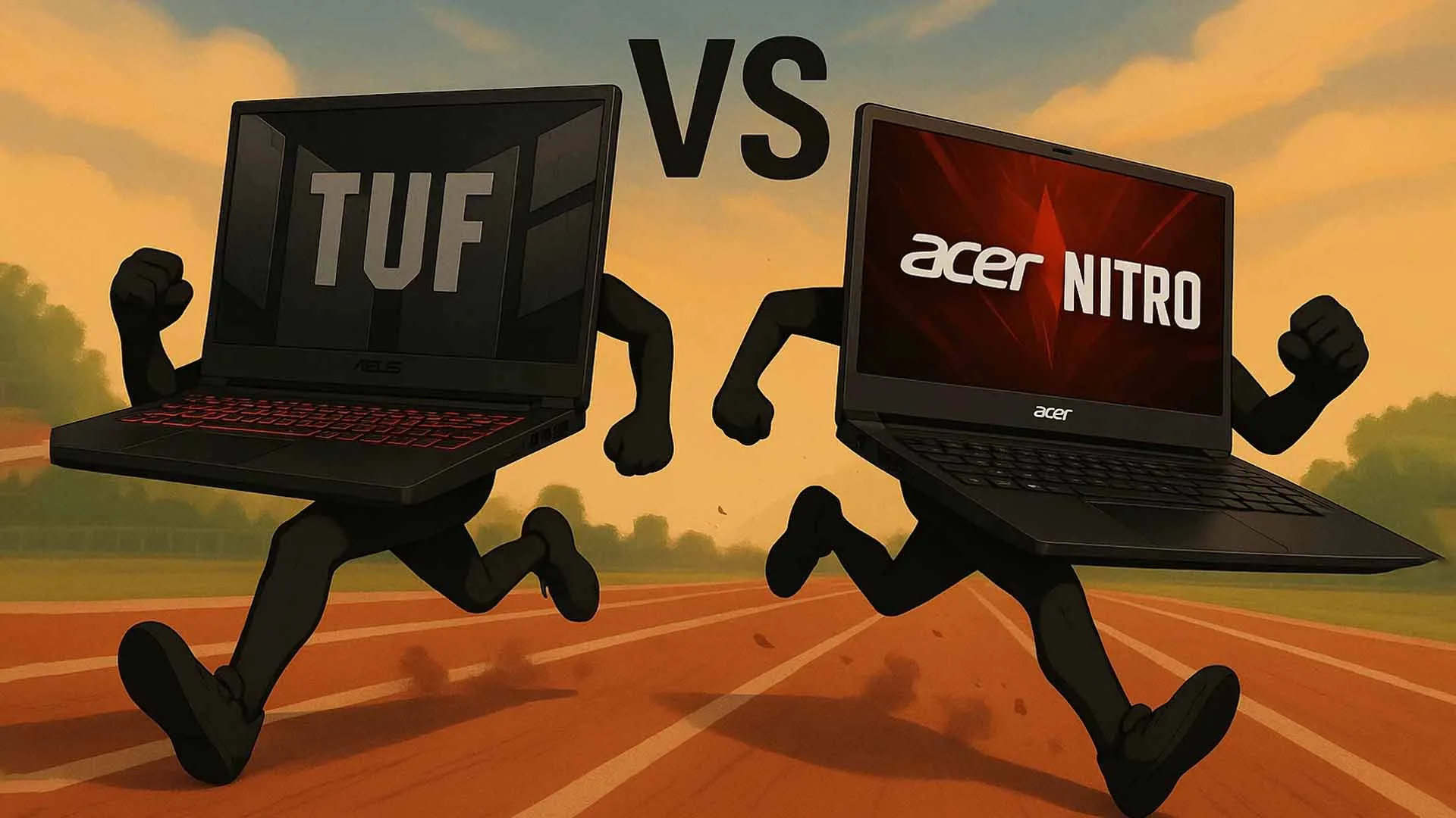 مقایسه Acer Nitro و Asus TUF