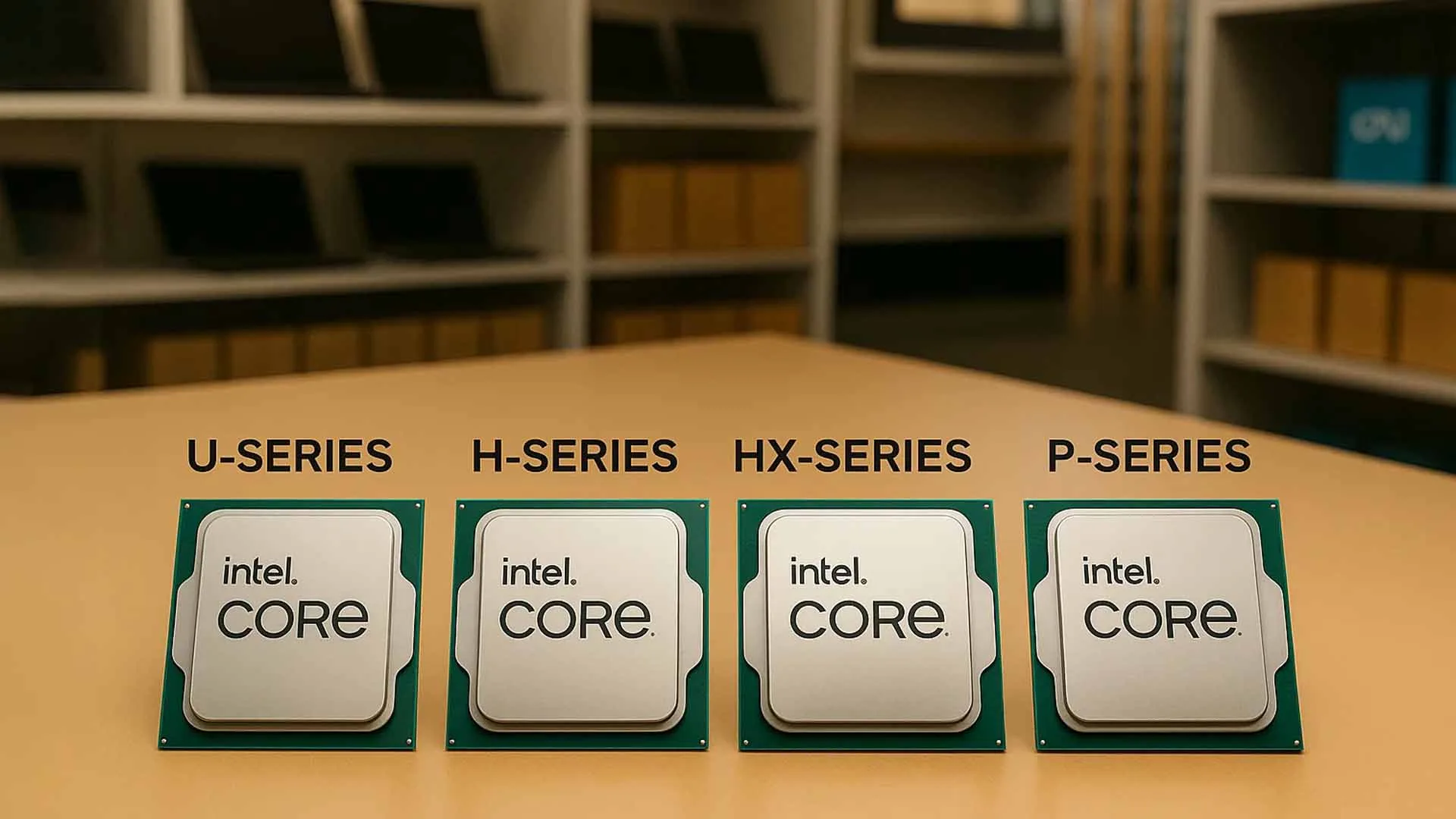 تفاوت سری U، H، HX و P در پردازندههای اینتل