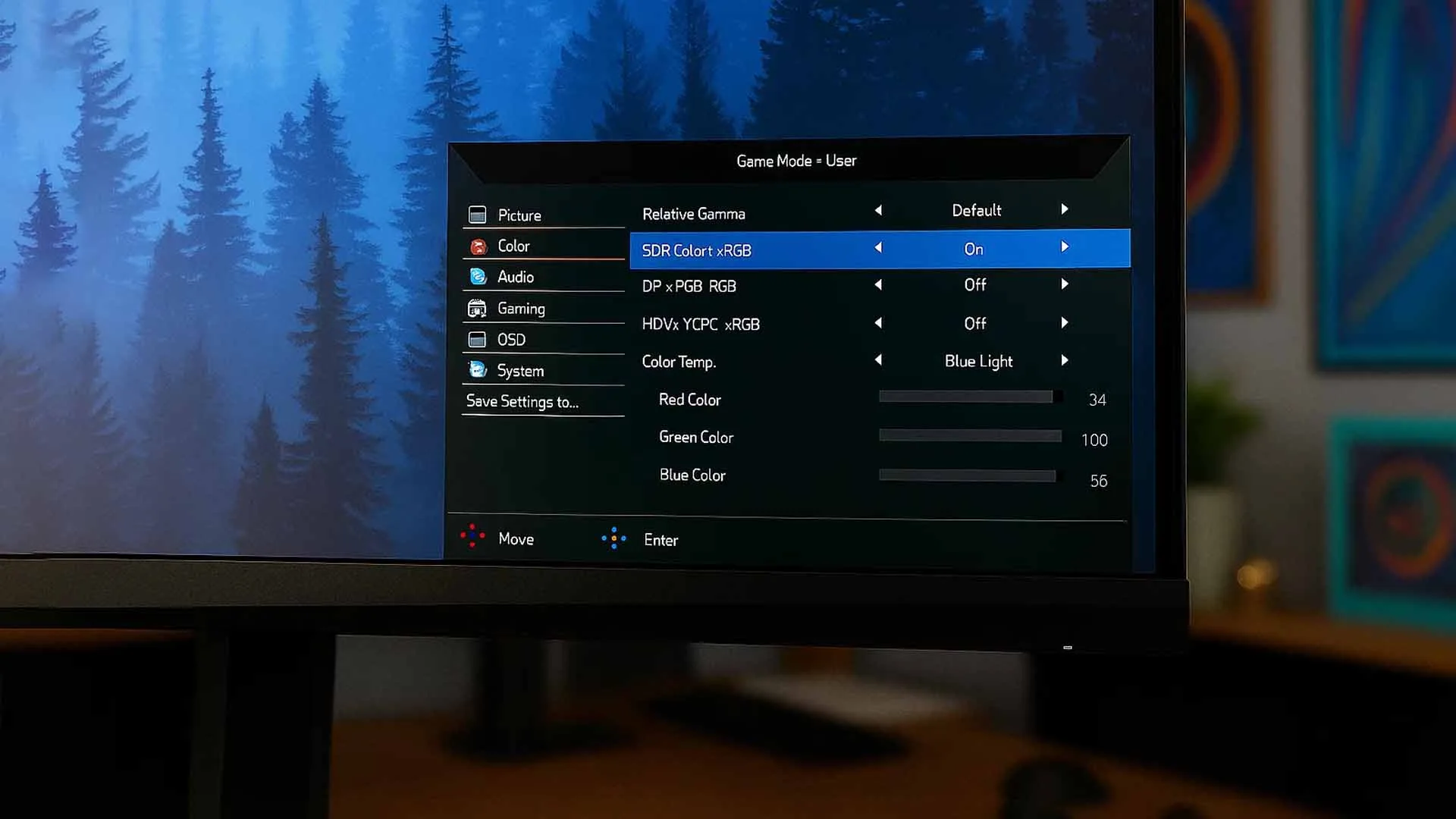 بهترین تنظیمات رنگ برای مانیتور
