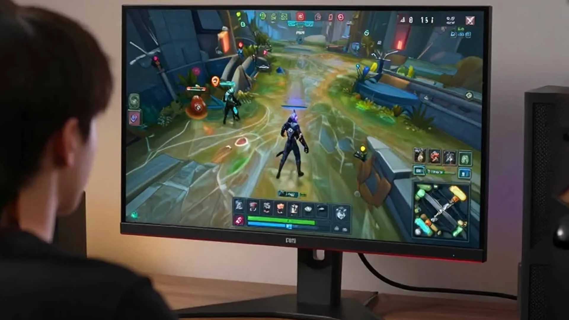 تست گیمینگ مانیتور شیائومی در بازیها