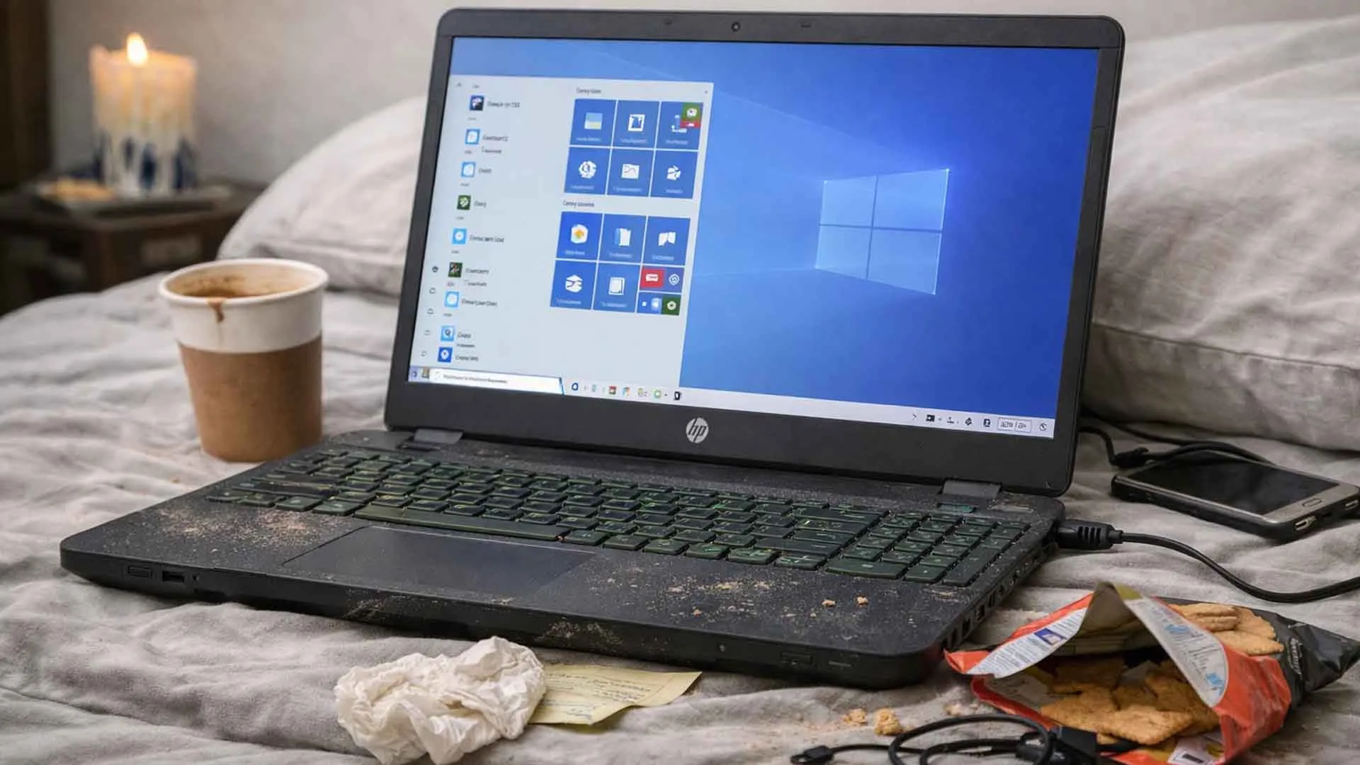 اشتباهات رایج که عمر لپتاپ HP را کم میکند