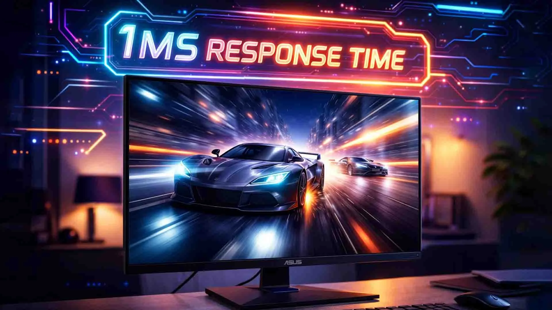 Response Time در مانیتورهای ایسوس