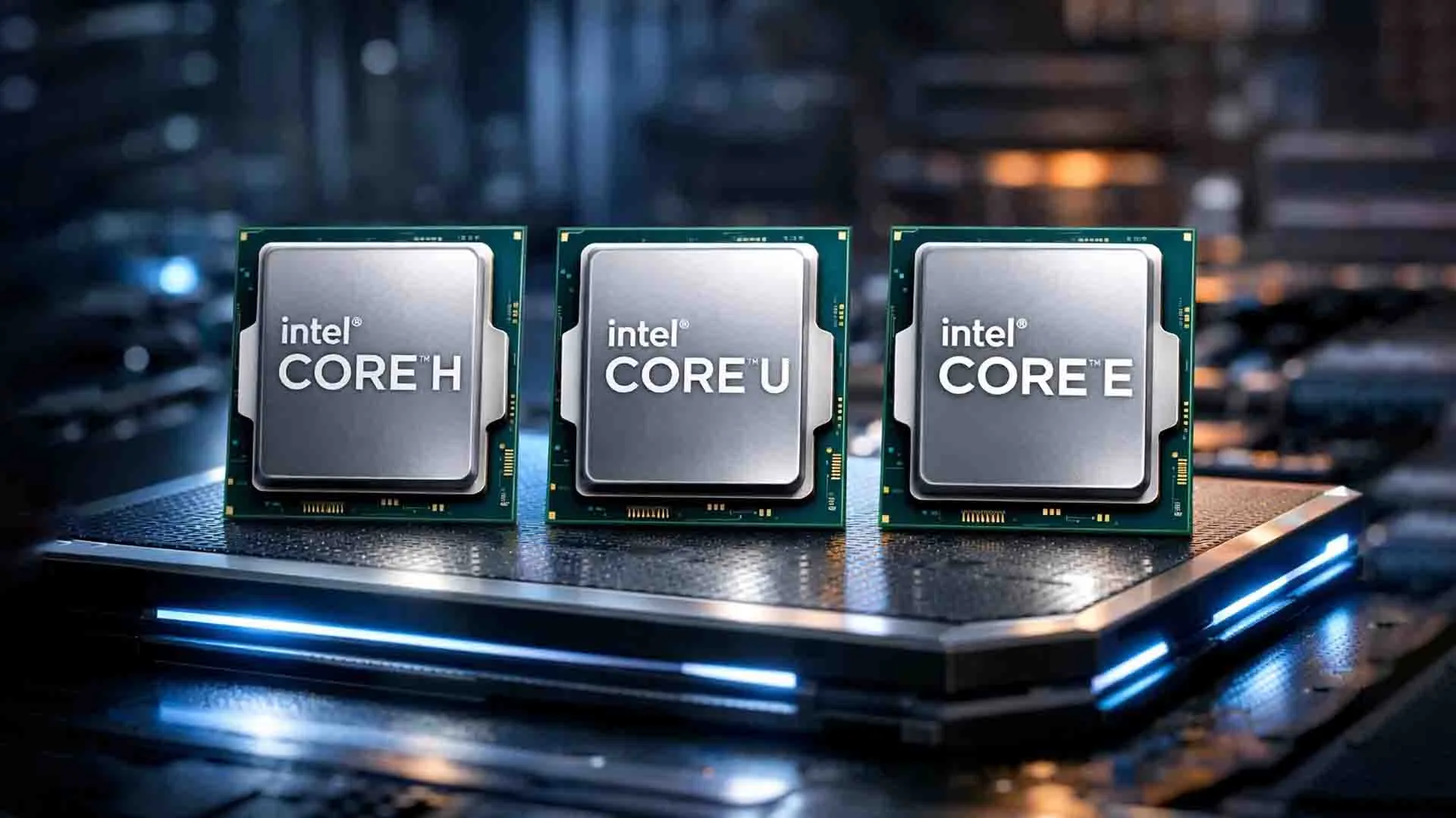 تفاوت پسوندهای H، U و E در پردازنده های Intel Core