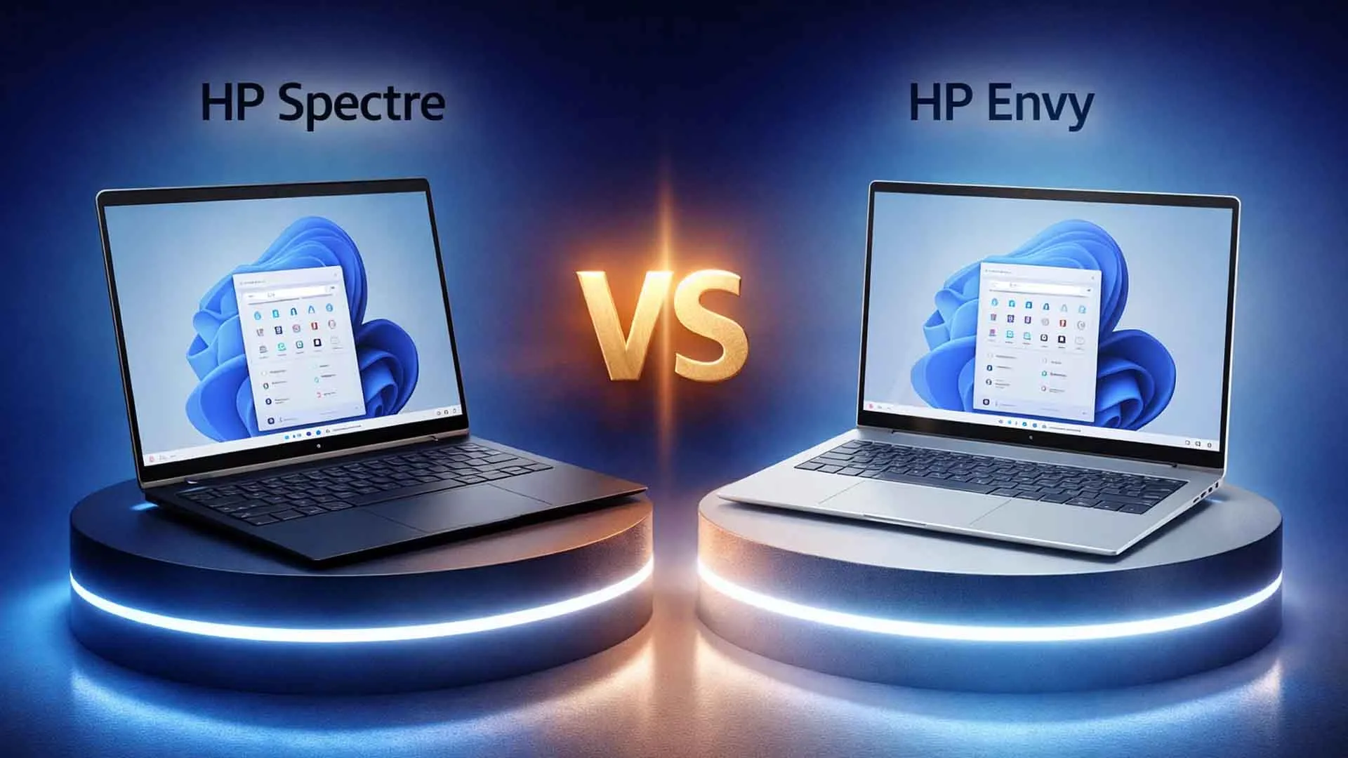 تفاوت لپ‌تاپ HP Envy با HP Spectre