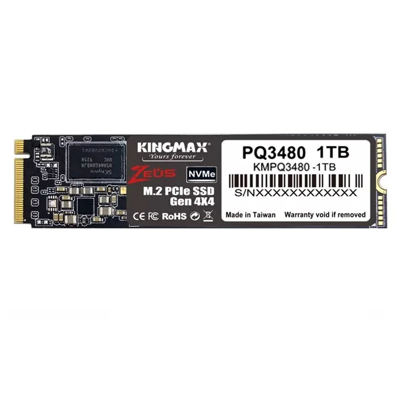 هارد اس اس دی اینترنال king max مدل M.2 2280 PCIe NVMe Gen 3x4 ظرفیت 1 ترابایت