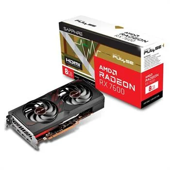 کارت گرافیک Sapphire مدلPULSE AMD Radeon RX 7600 Gaming OC 8GB GDDR6