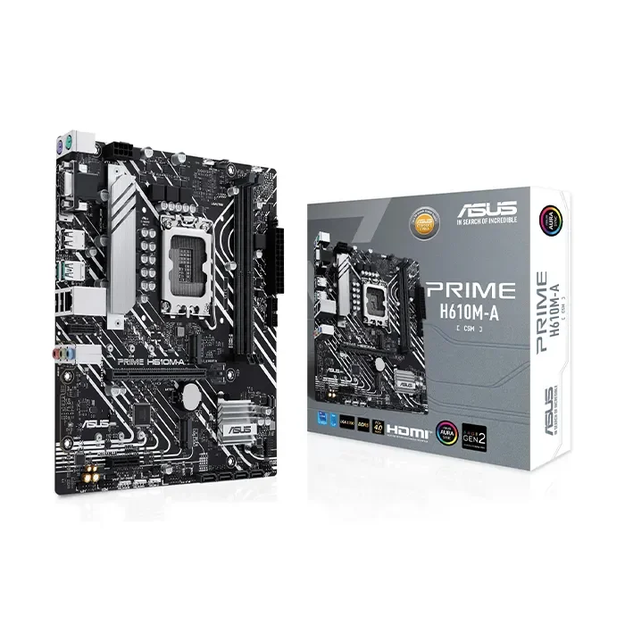 مادربرد ایسوس مدل ASUS PRIME H۶۱۰M-E-CSM D۵ Motherboard