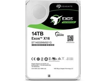 هارد اینترنال سیگیت سری Exos X16 مدل Seagate ST14000NM001G ظرفیت 14 ترابایت