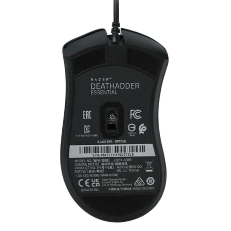 ماوس گیمینگ باسیم ریزر مدل DEATHADDER ESSENTIAL RZ01