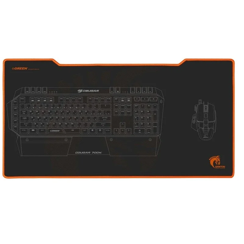 ماوس پد گیمینگ گرین مدل GRIFFIN 700 L