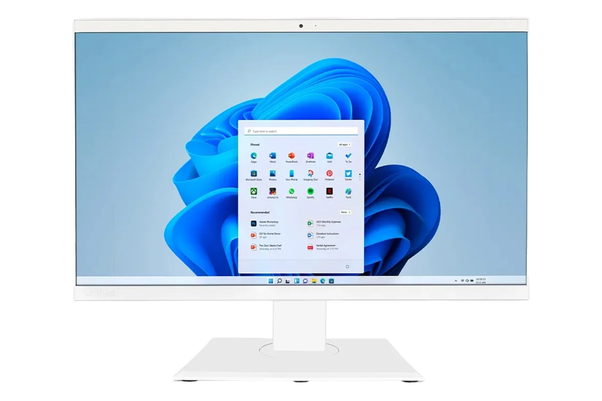 کامپیوتر همه کاره غیر لمسی یونیوو 22 اینچی مدل UA-2225 Core i5 12400U 16GB 256GB SSD Intel