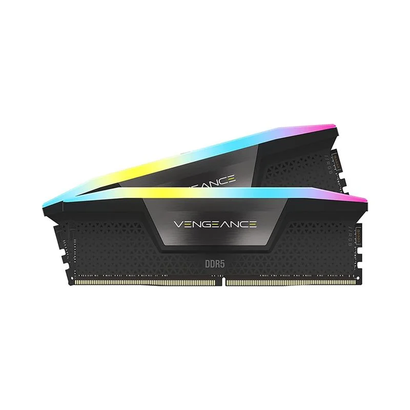 رم دسکتاپ DDR5 دوکاناله 5200 مگاهرتز CL40 کورسیر ونجنس RGB ظرفیت 32 گیگابایت