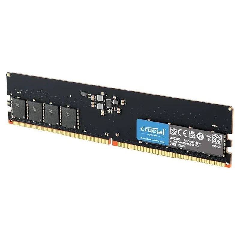 رم دسکتاپ DDR5 تک‌کاناله 5600 مگاهرتز CL46 کروشیال ظرفیت 16 گیگابایت