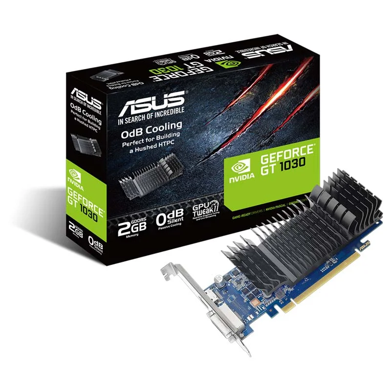 کارت گرافیک ASUS مدل GeForce GT 1030 Silent Low Profile 2GB GDDR5