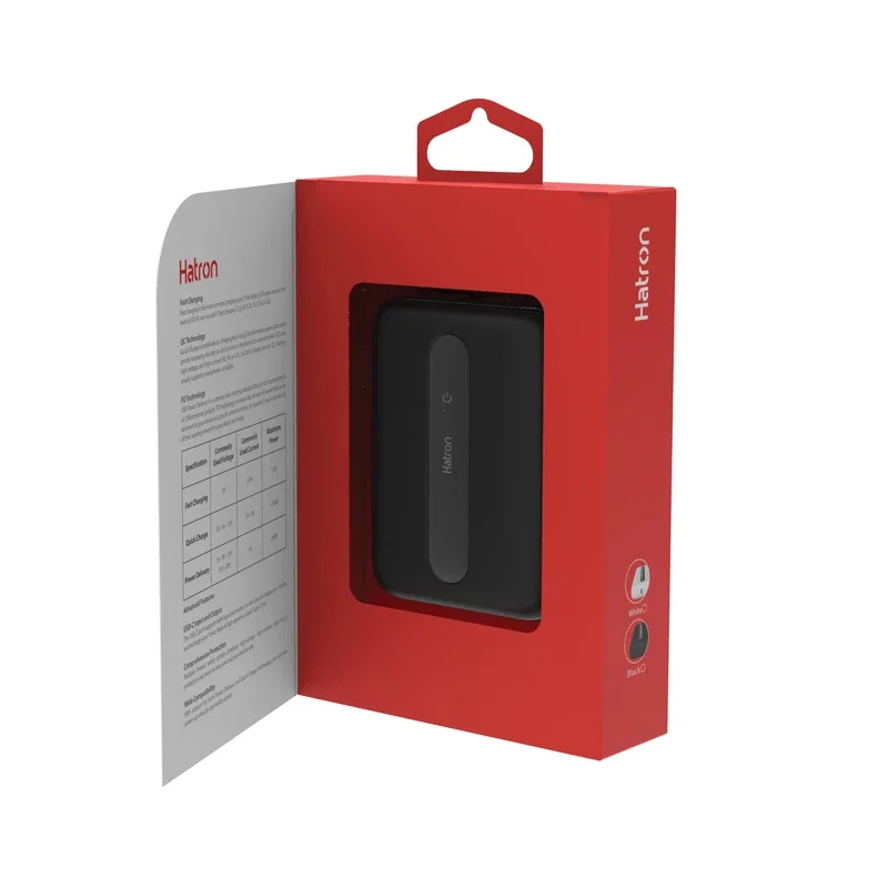 پاوربانک هترون مدل HPB1060M با ظرفیت 10000میلی آمپر ساعت