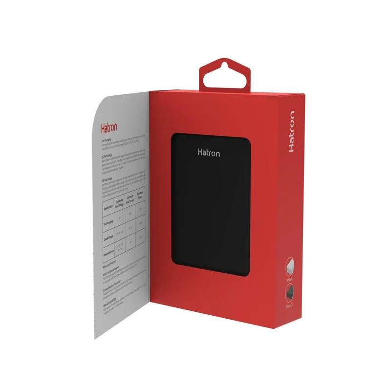 پاوربانک هترون مدل HPB2060ME با ظرفیت ۲۰۰۰۰ میلی آمپر ساعت