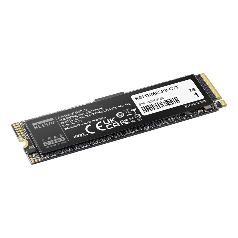 حافظه اس اس دی اینترنال کلو مدل CRAS C715 M.2 2280 NVMe ظرفیت 1 ترابایت